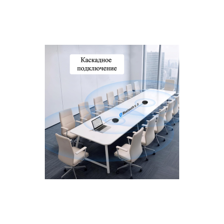 Yealink SP96 USB-C/A, спикерфон (USB, Bluetooth, экран, встроенная батарея, 6 встроенных микрофонов)